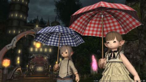 ff14 cheerful checkered parasol.